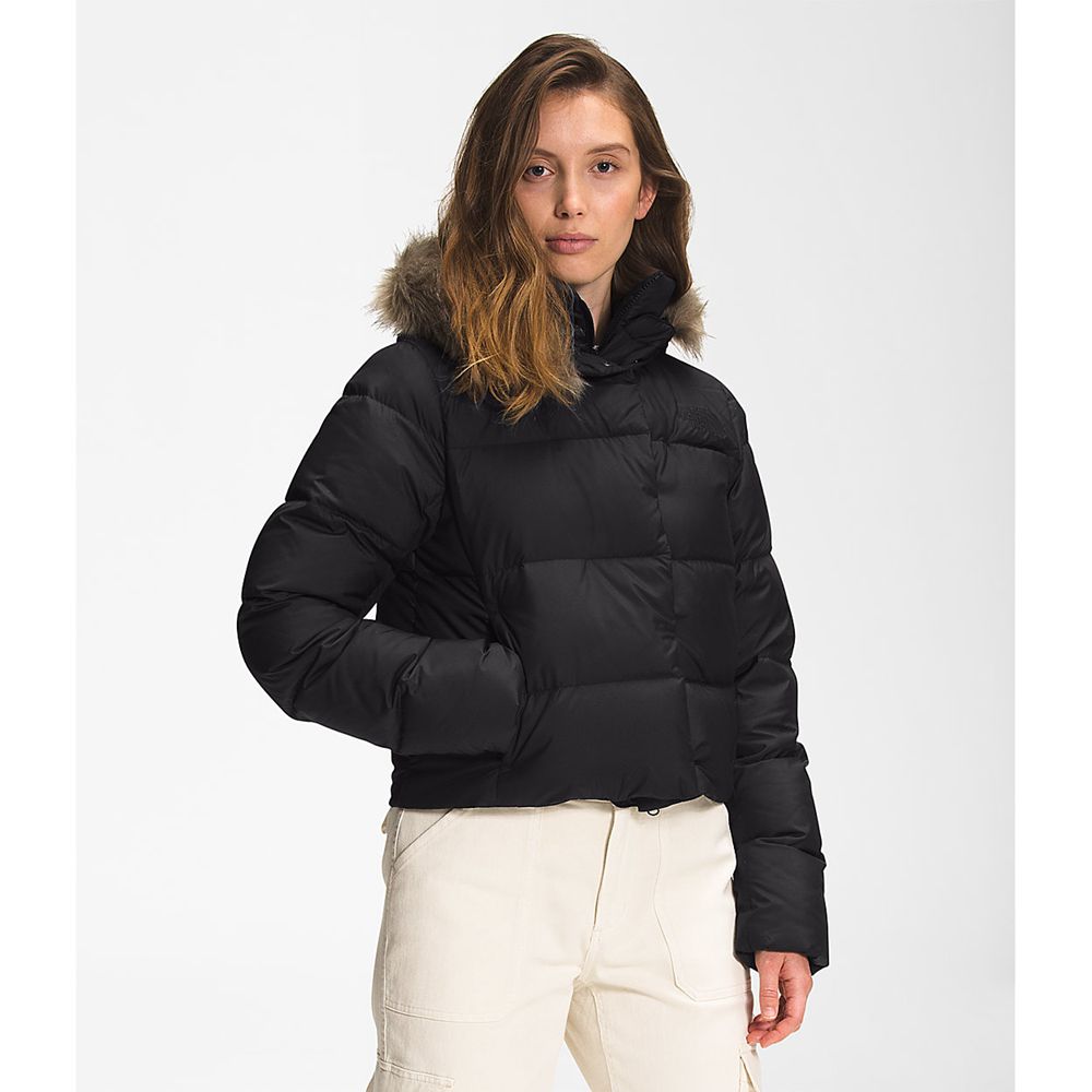 The North Face Short Jacket Womens Australia - The North Face New Dealio Black (TBW-650827)